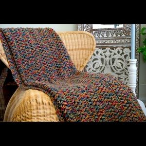 Vintage Crochet Granny Blanket